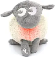 Sweet Dreamers, Ewan Deluxe with Shush, Gray - Baby & Toddler White Noise Sound Machine - Cry Activated Sensor & Nightlight - 5 Soothing Pink Noise Sounds - Auto-Off Timer - Lightweight & Portable