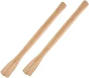BESPORTBLE 2pcs Gardening Hoe Handle Handle Garden Tool Hoes Dig for Grip Long Replacement Wood Beige
