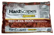 Quikrete HardScapes Red Medium Lava Rock Decorative Stone 0.5 cu. ft. Coverage