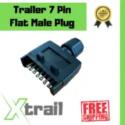 Trailer 7 Pin Flat Plug Male Trailer Parts Adaptor Plug Caravan Connector Car