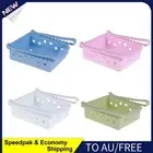 AU Drawer Refrigerator Storage Box Rack Shelf Holder Slide Fridge Organizer