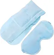 Universal Size Blindfold Heat/cold Gel Wrap Spa Neck Wrap for Sleep Travel Natural Light Blocker