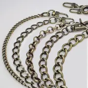Purse chain strap Antique-gold handle shoulder crossbody handbag metal