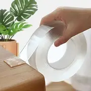 Double Sided Tape Tape Waterproof Wall Tape Reusable Heat Resistant Bathroom Home Decoration Tapes Transparent Strips Transparent Tape Poster Carpet Tape for P