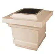 Classy Caps SL074T 4 X 4 PVC CLASSY SOLAR POST CAP - Tan