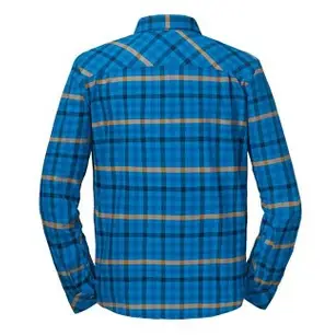 德國【Schoffel】男有 機棉排汗舒適長袖襯衫 / 22SL20-23592-[山湖藍、藍]