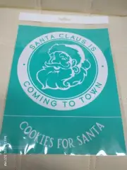 Chalk Couture Santa Claus is Coming to Town Silkscreen Reusable Transfer NWT