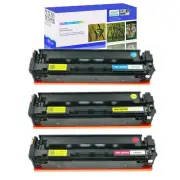 3PK CF401A- CF403A 201A C Y M Toner for HP LaserJet M252 M252dn M252dw Printer