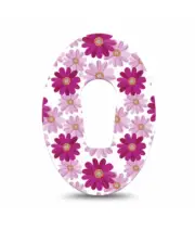 ExpressionMed Dexcom G6 Brilliant Daisies Patch 4 Pack