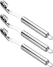 1/2/3PCS 2-in-1 Fruit Bell Pepper & Deseeder Corer Remover, Pepper Chili Corer Jalapeno Tool Remover Seed espinas Pepper dr Corer Accessories Strawberry Bell pelador Accessories de Corn Cutter