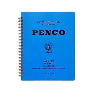 日本 HIGHTIDE Penco Coils 橫線筆記本/ 水性罫線/ L/ 藍 eslite誠品