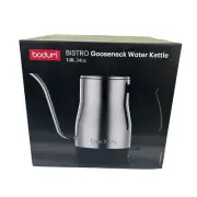 Bodum Bistro Stainless Steel Gooseneck Water Kettle NEW in Box 34oz