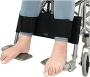 Wheelchair Leg Strap Restraints Medical Wheelchair Seat Belt Safety Transport Footrest Foot Support Straps for Patients, Elderly & Seniors, Handicap (Black)