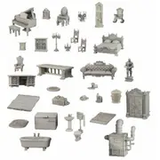 [Mantic] Terraincrate Gothic Manor Miniature
