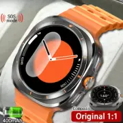 NFC GPS Track Smart Watch Men 1.43 Inch Always Display Screen BT Call Smartwatch
