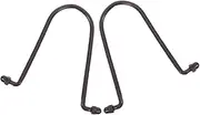 2pcs Metal Rain Chain Adapter Hooks Sturdy Downspout Hooks for Gutter Rain Chain Gutter Adapter Wire Hooks