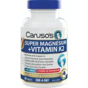 Caruso's Super Magnesium + Vitamin K2 Tab X 60