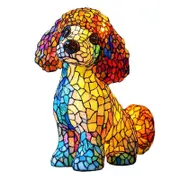 Lamp Teddy Lamp Dog Series Art Night Light Cute Pet Dogs Themed LED Table Lamps With Warm Ambient Glows Funs Gift For Dog Lovers A