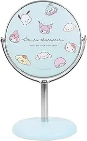Tees Factory Sanrio SR-5537733FC, Stand Round Mini Mirror, Face Collection, Face Collection H5.7 x W 3.6 x D 2.8 inches (14.5 x 9.2 x 7.2 cm)