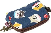 [ANDRESLAD] Japanese Style Coin Bag Animal Pattern Change Purse Vintage Wallet for Women Boys and Girls Coin Purse