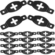 BESTonZON Sound Box Hanging Plate 20pcs Speaker Mounts Wall Mount Hook Rear Speaker Connector Iron Construction