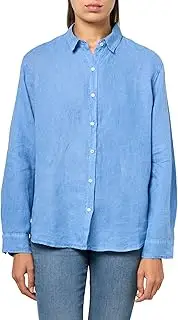 [Velvet by Graham & Spencer] Women's Sisi Woven Linen Button Up Shirt by Cleo Wade