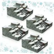 4 Pcs Christmas Limestone Steps Accessory Figurine Christmas Village