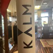 KALM ANNIE MOOVES Travel Yoga Mat Non Slip Eco-Friendly Tree Planting Tube NIP