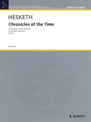 Hesketh Chronicles of the Time for Classical Vocal Sheet Music Schott Book