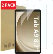2PCS Screen Cover For Samsung Galaxy Tab A9 8.7" Screen Protector Tempered Glass