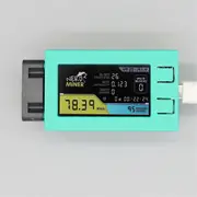 Nerdminer V2 Pro 78KH/S Mini Bitcoin Miner with Case with Fan 5W Power BTC Solo Mining Machine Green