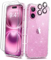 Compatible with iPhone 16 Plus Case For iPhone 16 Plus 6.7 inch A-Shiny Clear