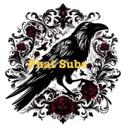 Sublimation Print Gothic Crow Ready To Press Heat Transfer
