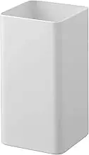 Yamazaki 5183 Kitchen Tool Stand, Square, White, Approx. W 3.7 x D 3.7 x H 7.1 inches (9.5 x 9.5 x 18 cm), Plate, Compact but Large Capacity