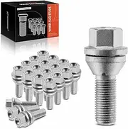 [A-premium] M14-1.50 Wheel Studs Compatible with Volvo XC60 2010-2020 XC90 2016-2020 S60 2011-2020 XC40 XC70 S80 S90 V60 Front and Rear Side 20-PC Set