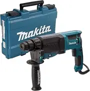 [Makita] HR2630 800W SDS Plus Rotary Hammer Drill, 26 mm Drilling Capacity Blue/Black