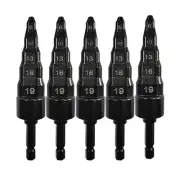 5pcs Air Conditioner Copper Pipe Expander Swaging Drill Bit Swage Tube2673