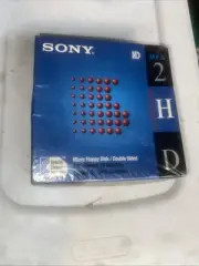 Sony 10 Pack Micro Floppy Disk/Double Sided 3.5" (90mm) 10 Diskettes NIP/NOS