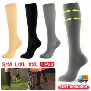 NEW Medical Compression Socks Support Stockings Travel Flight Socks HOT AU