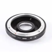 For Canon FD Lens to Nikon AI Mount Adapter w/Correctional Glass Focus Infinity