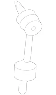 Genuine Kia Stabilizer Link 55530-P2000 (for: Kia)