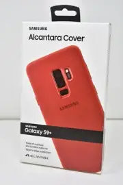 Samsung Alcantara Cover Case for Samsung Galaxy S9+ (Plus) - Red NEW !!!