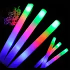 in the Dark Colorful Flashing LED Foam Stick Glow Sticks Cheer Tube RGB LED