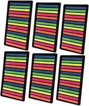 LAPYAPPE Transparent Highlighter Strips Thin Note Page Markers for Annotating Books Reusable Sticky Tabs for Easy Highlighting and Indexing for Students and Readers