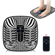 Remote Control EMS Foot Massager Pad Pulse Micro-current Electric Feet Massage Mat Muscle Stimulator Relieve Pain