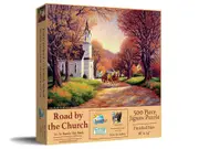 SunsOut Road by the Church Jigsaw Puzzle 500 Pieces (SUN62809)