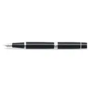 Sheaffer® 300 Glossy Black Fountain Pen With Chrome Trims - Medium