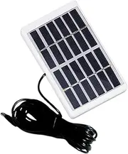 Solar Panel Charger | Solar Battery Charger Type C - 1.2W 6V Solar Charger, Portable Solar Powered Battery Pack, Solar Charging Panel for Cell Phones, Laptops