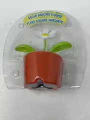 Solar Dancing Flower Daisy Red Sun Or Light Powered Bobble Head 2011