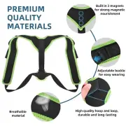 ALLWELL Back Brace, Posture Correction Belt, Back Straightener, Shoulder Brace